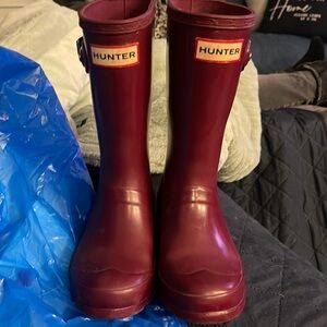 Used hunter boots kids 13-1